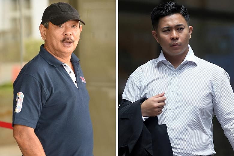 Mr Tung (left) first saw Firman (above) with the girl in a stairwell. He said he found it strange that the accused left hastily with the girl upon spotting him.
