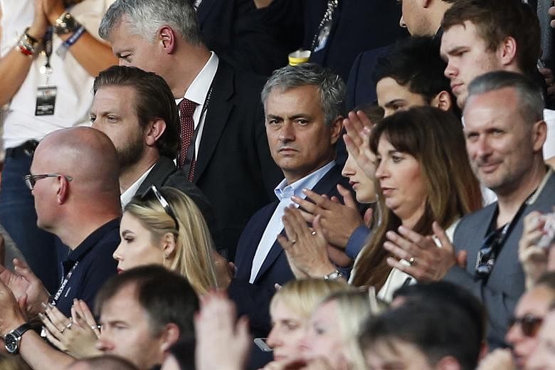 Manchester United manager Jose Mourinho making his first appearance at Old Trafford during the Soccer Aid friendly game as an England XI took on a Rest of the World team. England ran out 3-2 winners.