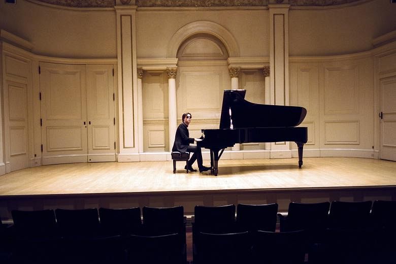 Rufus Wainwright at Carnegie Hall's Weill Recital Hall in New York ahead of his concert.