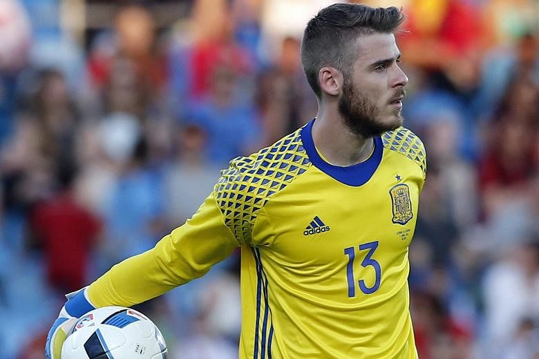 Manchester United custodian David de Gea was expected to be Spain's starting goalkeeper in Euro 2016.