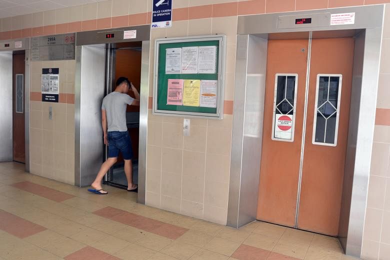 The Pasir Ris-Punggol Town Council shut down lift C - the one in question - on Sunday to do a more thorough check yesterday. During the check, the lift jerked and stopped for a while before moving again.