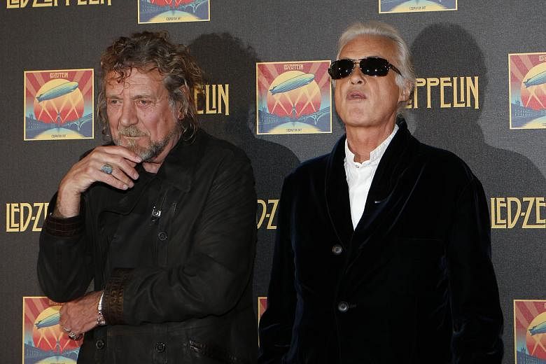 The court ruled that Led Zeppelin singer Robert Plant (left) and guitarist Jimmy Page did not steal the opening riff of Stairway To Heaven.