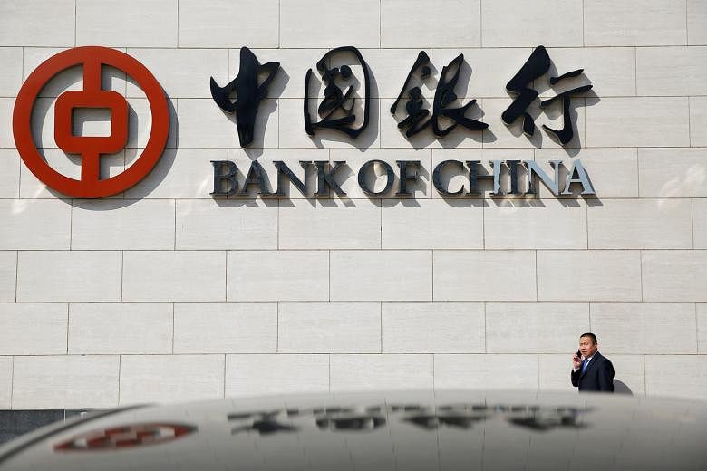 Chinese lenders (clockwise from top) Industrial and Commercial Bank of China, Bank of China and China Construction Bank are trading at between 0.6 and 0.75 times their price-to-book value. It would be a bit of an exaggeration to say that the threat p
