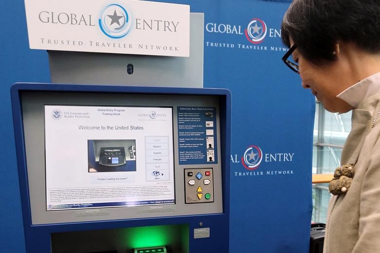 Under the US-Singapore Trusted Traveller Programme, eligible Singapore and American citizens can use automated kiosks to clear immigration more swiftly at major checkpoints in both countries.
