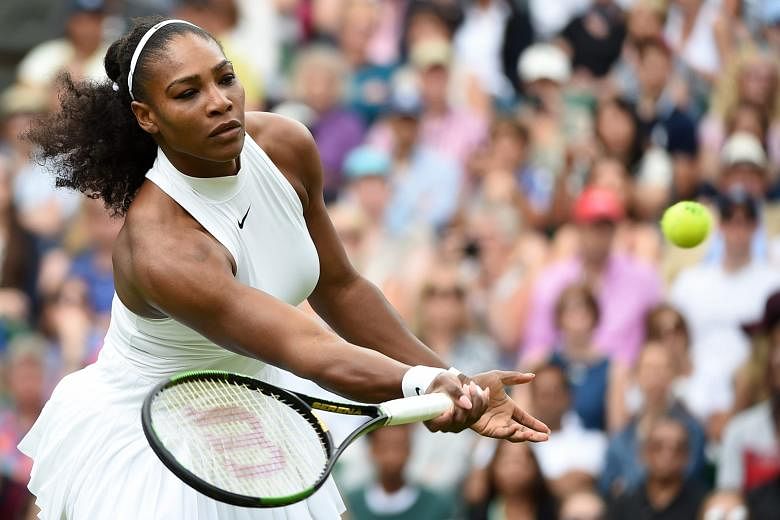 Serena Williams took just 51 minutes to demolish Germany's Annika Beck yesterday.