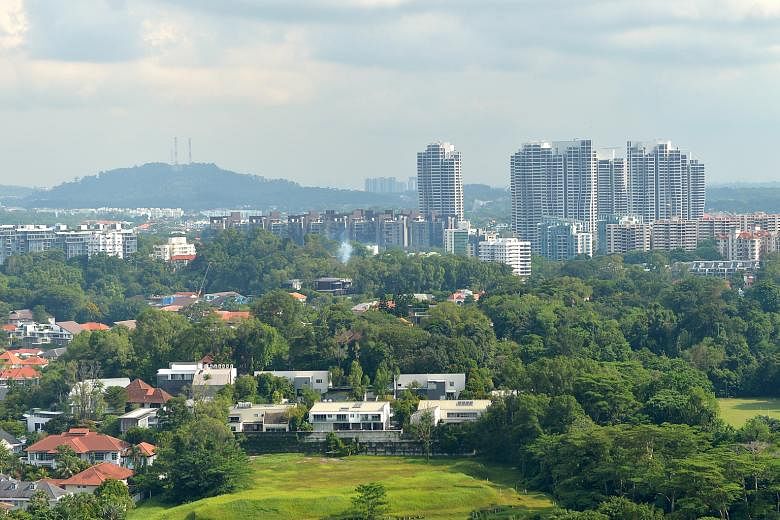 A Maybank Kim Eng report says that "unless property prices plunge suddenly and dramatically", property cooling measures may not be lifted.
