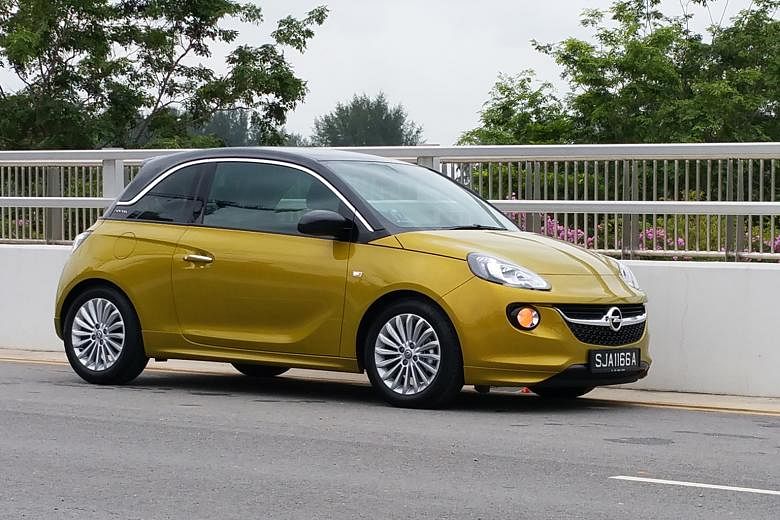 The Opel Adam is so compact you can drive it into a parallel parking space head first.