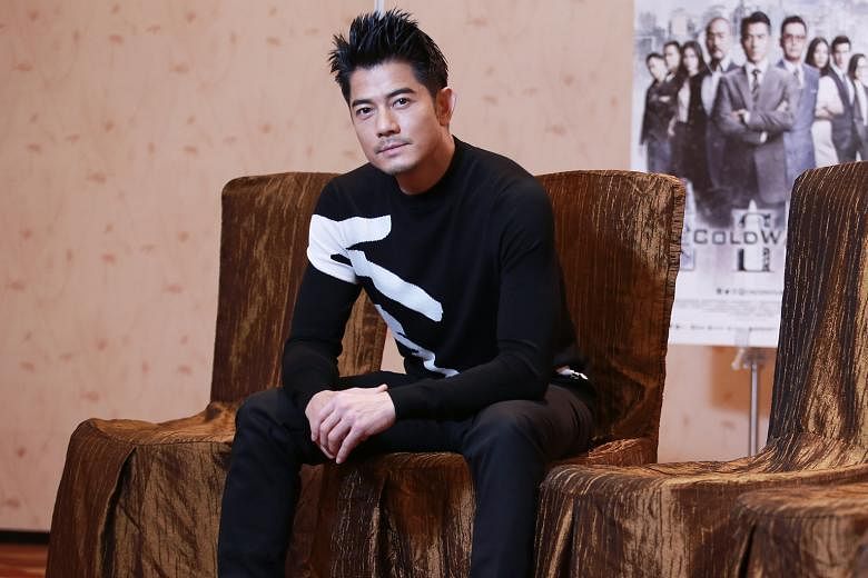 Aaron Kwok, 50, took time out from his singing career to focus on acting.