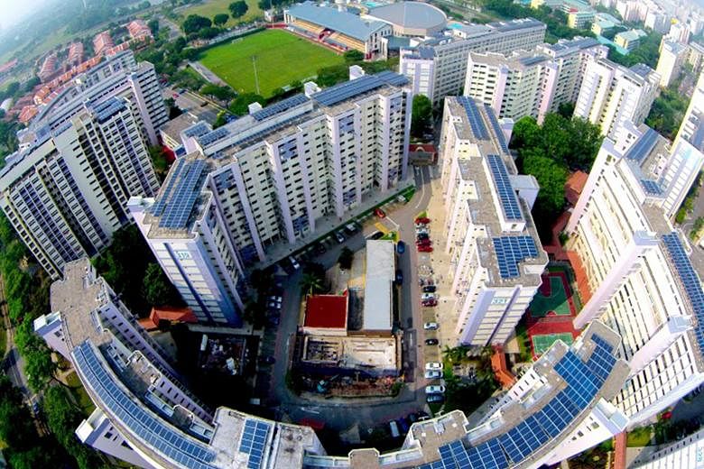 Sunseap installed solar panels on the rooftops of more than 800 HDB buildings across Singapore to generate solar energy to help power Apple's operations in the country.