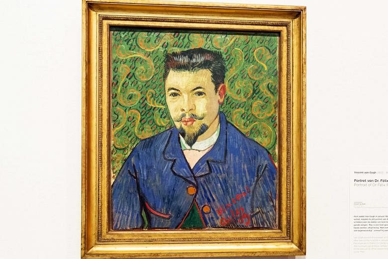The portrait of Dr Felix Rey was painted by Vincent van Gogh in 1889 and given to the doctor as thanks for his care after the artist cut off his ear.