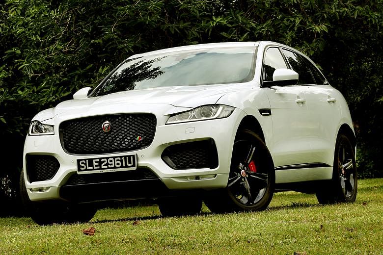 The Jaguar F-Pace is big, beautiful, fast and loud.