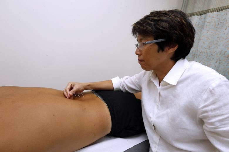 Dr Teoh is also a qualified acupuncturist who uses the TCM therapy to treat patients who are in pain or have muscle problems.