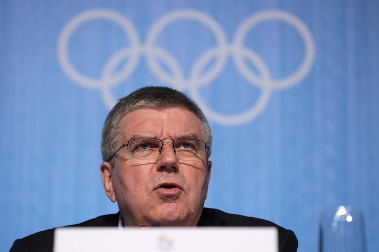 IOC president Thomas Bach in Rio de Janeiro on Sunday. "I haven't been talking to any Russian government official since the publication of the McLaren report," he said.