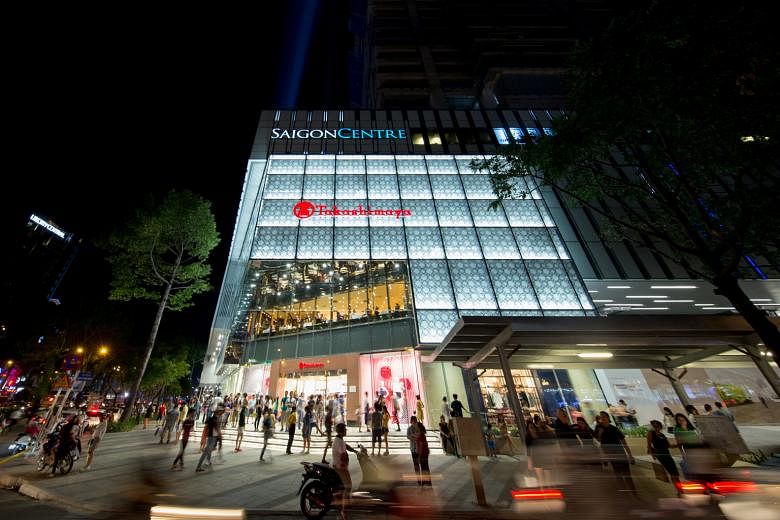 Keppel Land's new retail mall in Ho Chi Minh City's Saigon Centre is part of plans to increase its presence in Vietnam. The mall has 55,000 sq m of retail space, and is anchored by Japanese retail giant Takashimaya, its first outlet in the city.