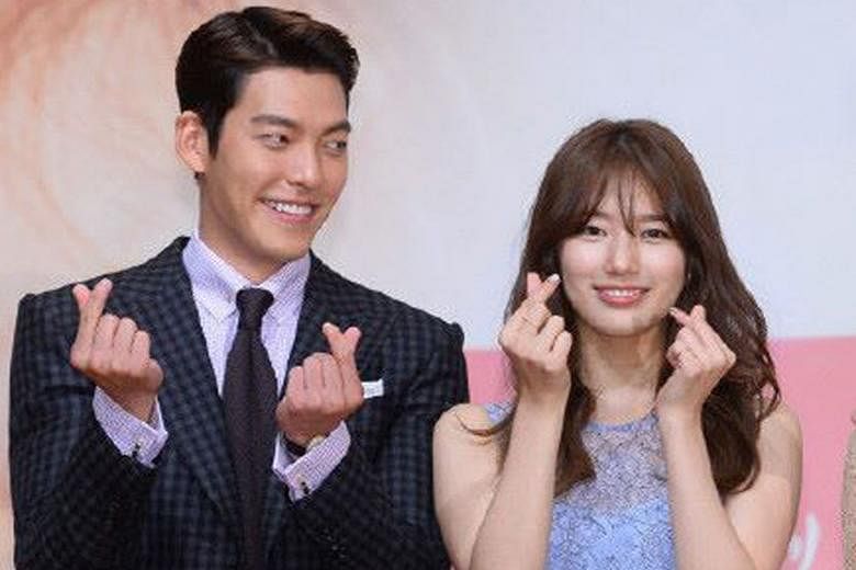 K-pop and K-dramas seem to be the initial targets of a gathering anti-Thaad backlash in China as a "fan meeting" scheduled for this weekend in Beijing with Kim Woo Bin (left) and Bae Suzy, the stars of KBS drama Uncontrollably Fond, was abruptly canc