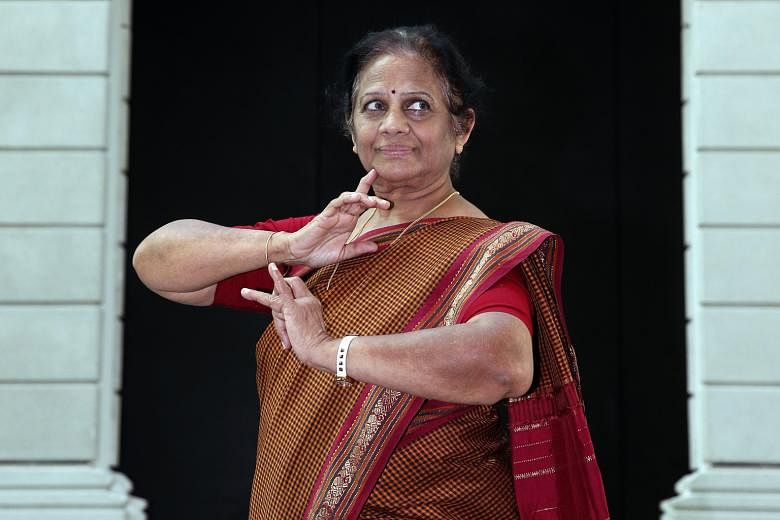 Mrs Bhaskar, who was trained as a classical Indian dancer, blends other dance styles and elements like theatre and music into her choreography to help people "appreciate traditional arts".