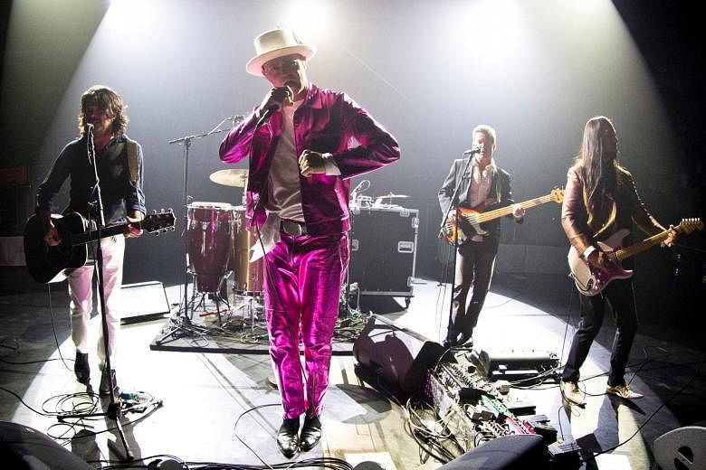 The Tragically Hip lead singer Gord Downie performing on July 22. He was diagnosed with brain cancer last December.