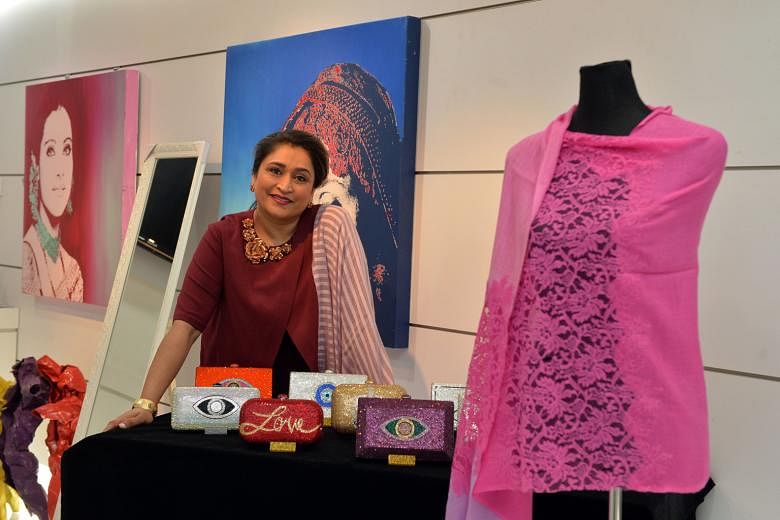 As a young wife living in a foreign country, Mrs Mehta decided to study in Israel, where her use of bright colours went against the grain of art movements there. She now infuses her vibrant style in many of the designs of the cashmere shawls that her