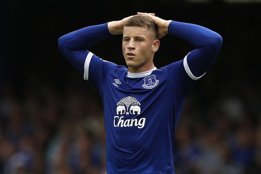 (Above) Ross Barkley during the 1-0 win against Stoke City last Saturday. Despite scoring twice in four games, he did not earn a spot in the England team that will take on Slovakia in a World Cup qualifier on Sunday. (Left) Sam Allardyce said selecti