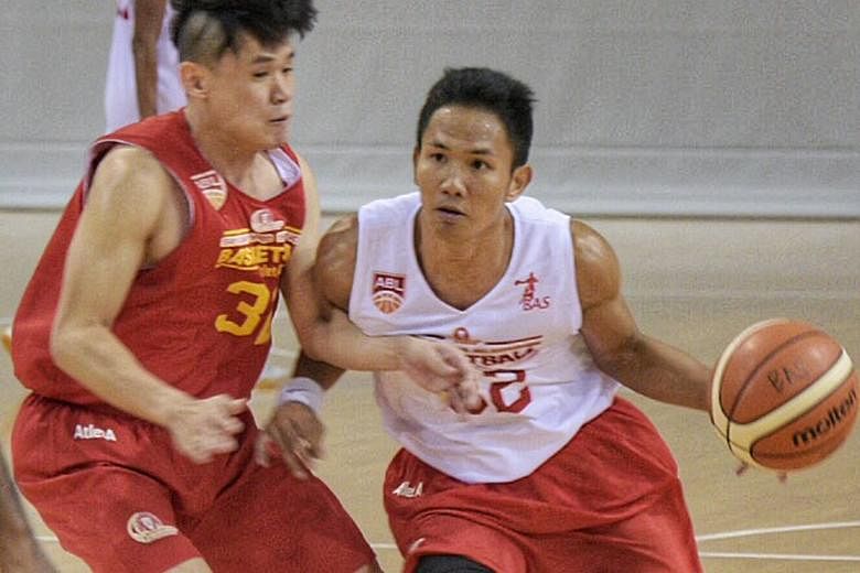 Richard Neo, 26, and Filipino Jeff Viernes, 27, are two of the three new players the Singapore Slingers will be fielding for basketball's Merlion Cup from Sept 21-25. The other new face is Tay Ding Loon, 22. The Merlion Cup is back after 20 years and