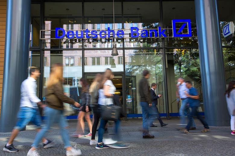The recent news that Deutsche Bank was hit with a whopping US$14 billion (S$19 billion) regulatory fine by the US authorities has deepened the worry that the bank - already struggling to stay in the black - may tank without a German government bailou