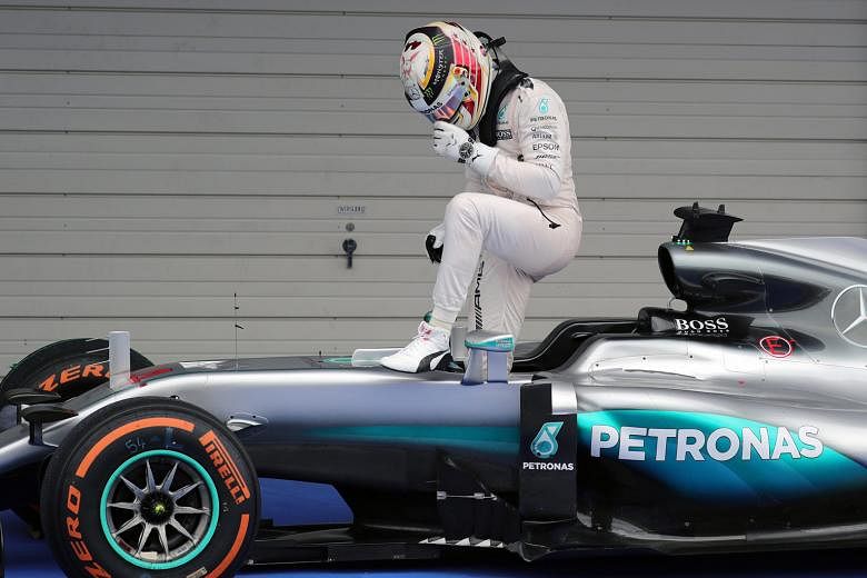 Lewis Hamilton has not won a race since July and trails team-mate Nico Rosberg by 33 points with four races remaining.