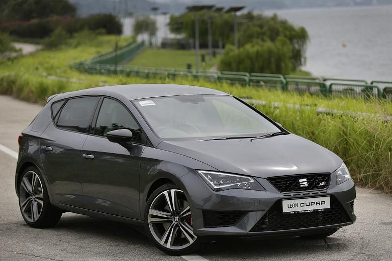 The Seat Leon Cupra 2.0TSI comes with a front differential lock, progressive steering, VW's dynamic chassis control and various drive modes.