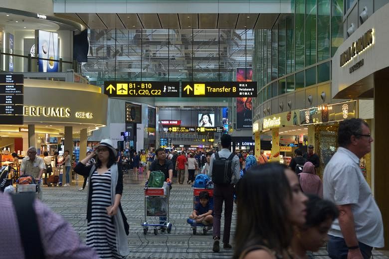 Changi Airport handled 43.5 million passengers from January to September. The total for last year was a record 55.4 million passengers.