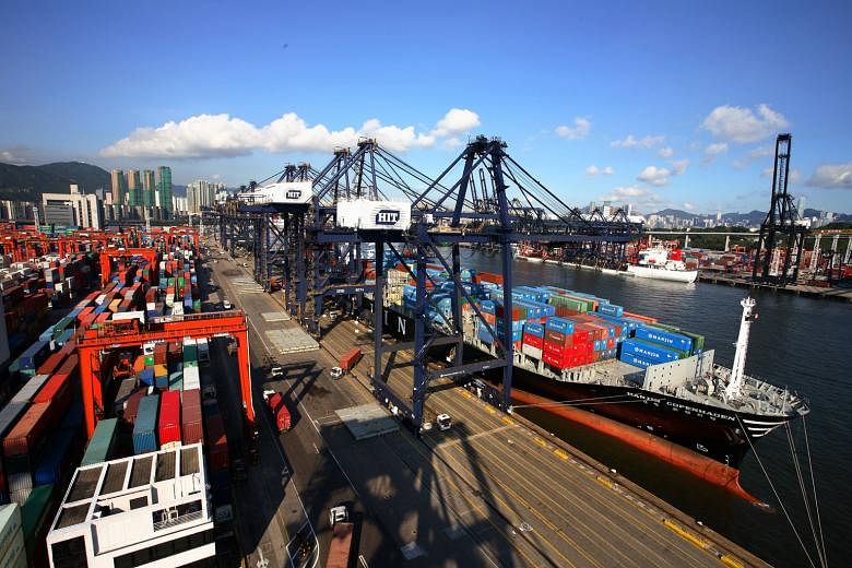 HPHT's revenue fell 6.8 per cent as container throughput for its assets at Hong Kong International Terminals dived 5.3 per cent, compared with the same quarter last year.