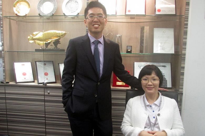 The firm Mr Chai and wife Stephanie set up is built on family-friendly measures.