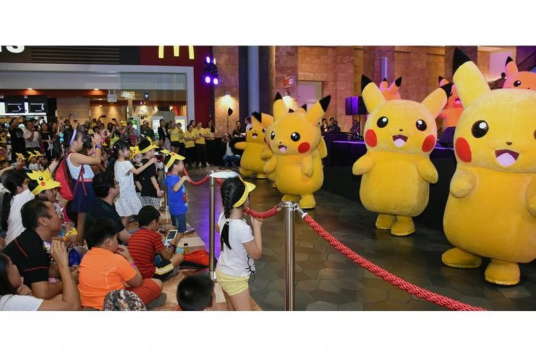 Friendly Pokemon mascots brought early festive cheer to 350 underprivileged children and their families at Resorts World Sentosa (RWS) on Tuesday. They were among the first in Singapore to witness the launch of RWS' first Pikachu Wave Parade. The chi
