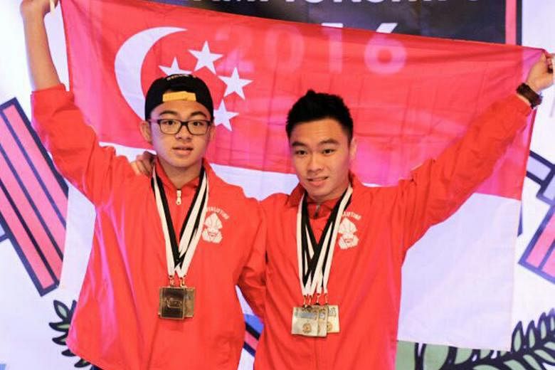 Matthew (left) and Marcus Yap combined for four gold medals apiece at the Asia/Oceania Powerlifting Championships held in Christchurch. Each of the 14-strong contingent claimed medals at the meet.