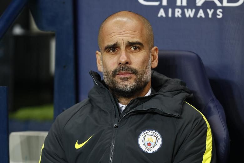 Manager Pep Guardiola in a pensive mood before City's 2-0 win over Watford in midweek. His side have fallen off the pace after a strong start and need to beat their fellow title challengers Arsenal tomorrow.
