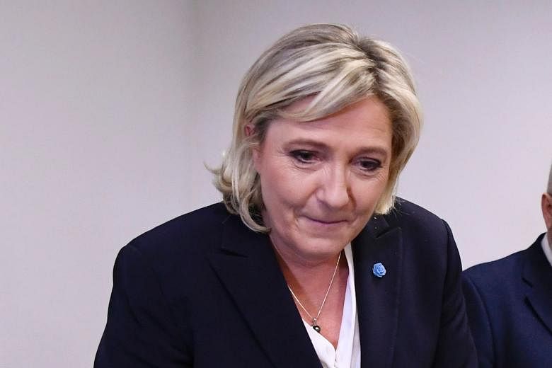 Europe could be convulsed by the election of Ms Marine Le Pen (right) to the French presidency.