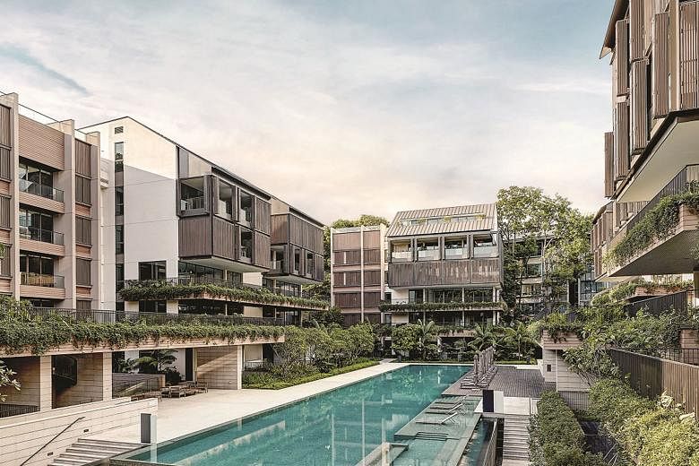 Veteran banker Wee Cho Yaw has bought up all 45 unsold units at The Nassim (left) for $411.6 million, through his family's private real estate arm, Kheng Leong. The deal is the latest in a series of recent bulk sales of residential units which develo