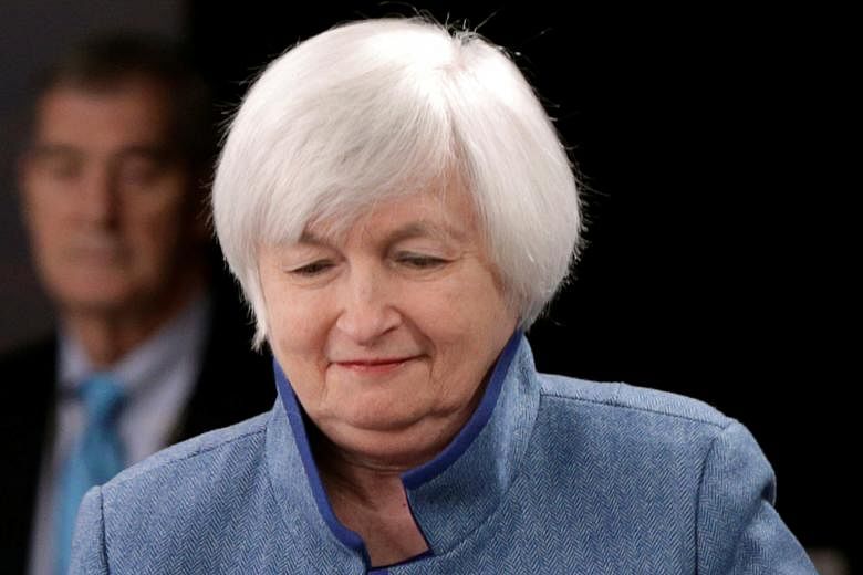 Speaking of growth abroad, Dr Yellen said that her assessment was that global uncertainties "are a little bit less worrisome than they have been in recent years".