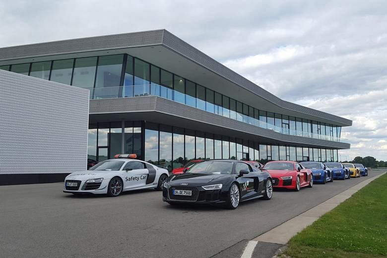 The Audi driving experience centre in Neuburg an der Donau, Germany.