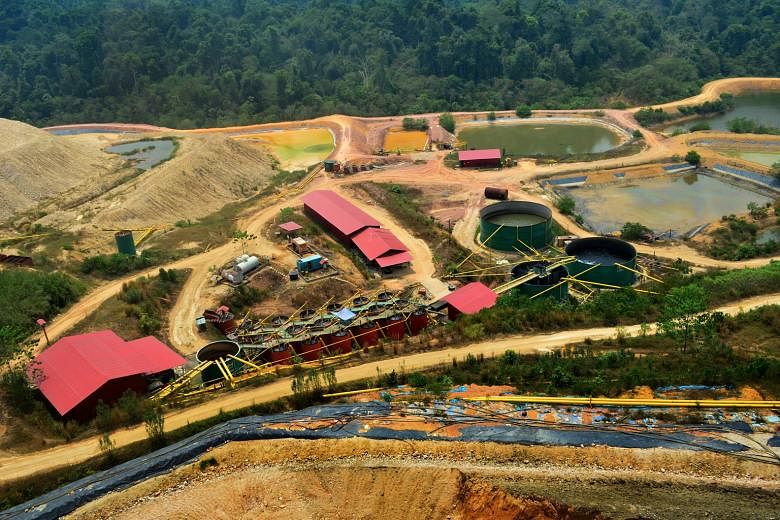Analysts say the few gold-related stocks on the SGX, such as CNMC Goldmine, which has a mine in Kelantan (right), are worth a look this year.
