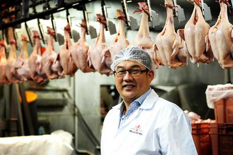 Mr Ong, the managing director of Kee Song Brothers Poultry Industries, has been involved in the family business since he was a primary-school boy. His company's farms are doing away with the use of antibiotics and chemical pesticides in rearing poult
