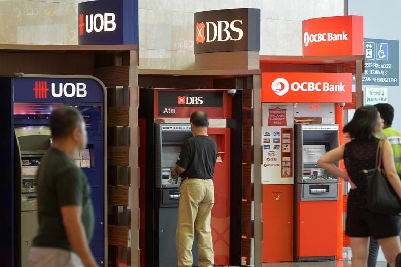 DBS, OCBC and UOB recorded lower profits in the first nine months last year after having to fork out massive allowances to cover potentially bad loans.