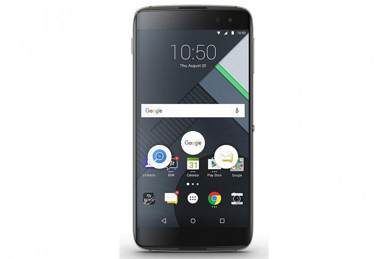 What makes the DTEK60 a BlackBerry phone is the host of preloaded security and productivity software.