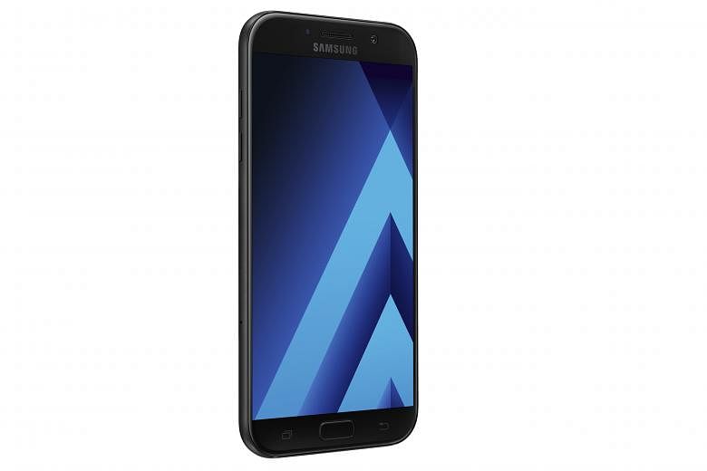 The Samsung Galaxy A7 is waterproof and has some useful features such as the Always-On Display and Secure Folder.