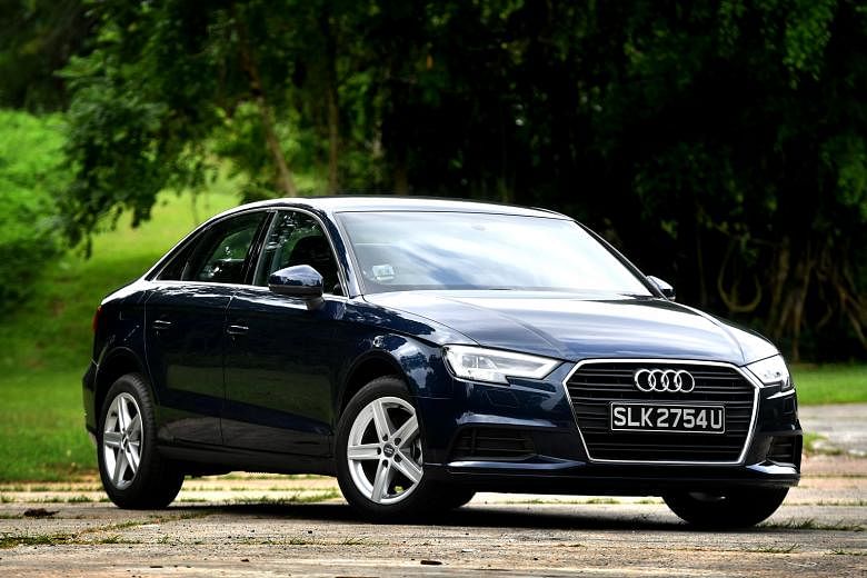 The Audi A3 Sedan's puny power plant churns out enough torque for it to more than keep pace with traffic.