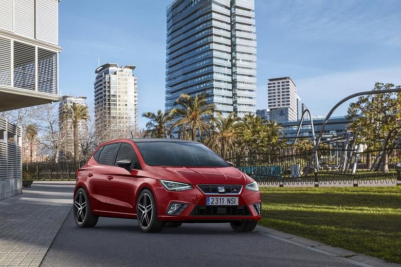 The fifth- generation Ibiza is roomier and has an edgier, sportier design.