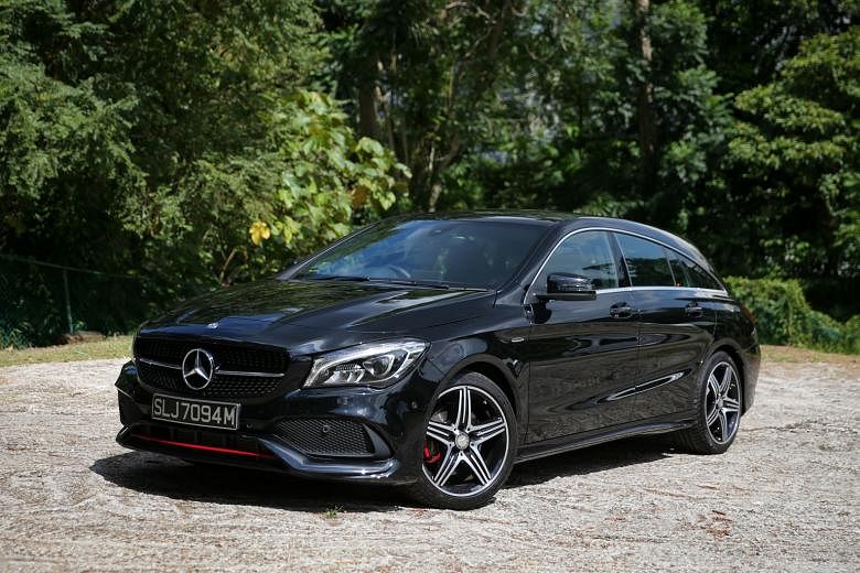 The Mercedes- Benz CLA250 Shooting Brake has a torquey powerplant and a light throttle.