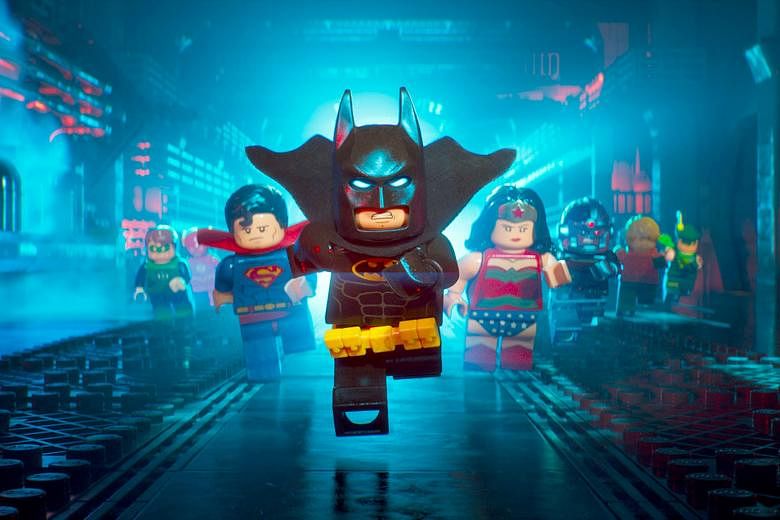 The Lego Batman Movie shows Gotham's hero being plunged into an existential crisis when Joker unexpectedly surrenders to the police. Zach Galifianakis (left) voices Joker and Will Arnett voices Batman in The Lego Batman Movie.
