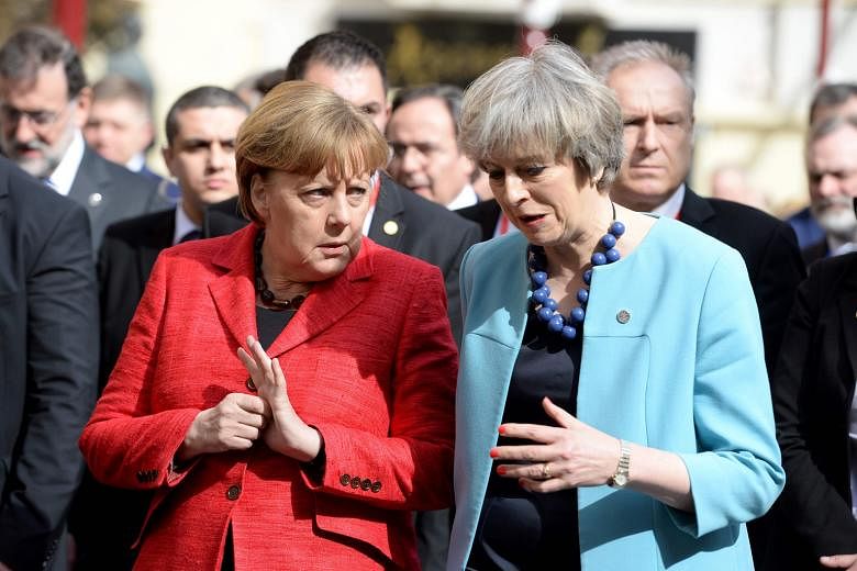 Dr Merkel and Mrs May at the EU summit in Malta earlier this month. They abruptly cancelled a planned bilateral meeting after a brief exchange during a sightseeing trip was deemed enough. And when it came to discussing the threats facing Europe, the 