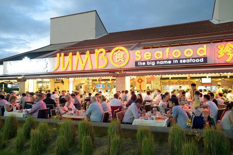 Jumbo Seafood restaurant in East Coast Park.