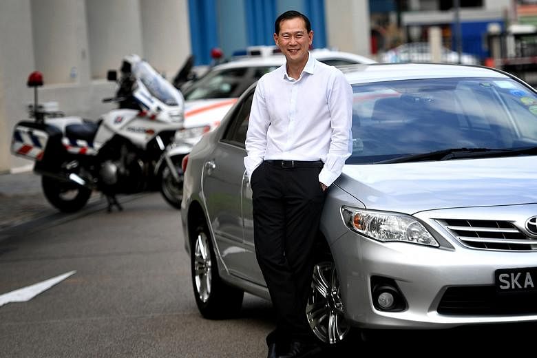 Commander of Traffic Police Sam Tee says his Toyota Corolla Altis gives a comfortable ride and has good noise-proofing.