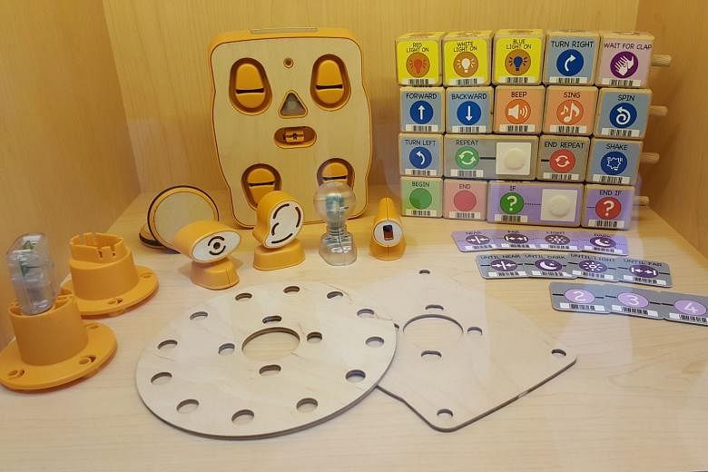 Children can learn sequencing and other key concepts as they tinker with Kibo kits. Bee-Bots (below) can also be used for a host of games while stimulating creativity and teaching important skill sets.